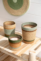 J-Line Geurkaars Mand Beige Bei/Bl Small- 45 Uur