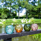 Windlicht kanten blauw