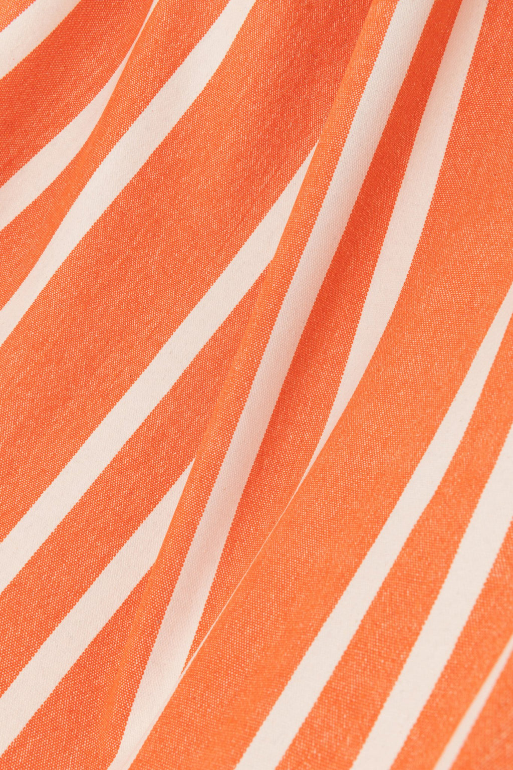J-Line Hangmat Strepen Katoen/Polyester Oranje/Wit