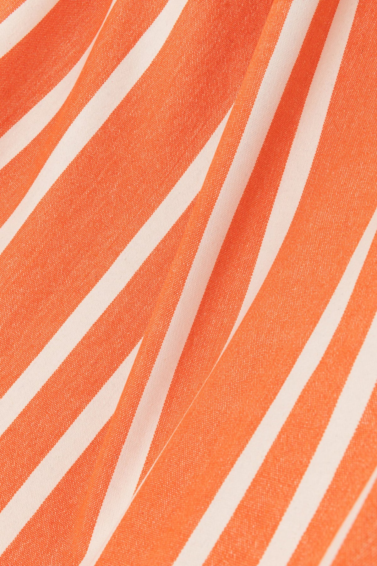 J-Line Hangmat Strepen Katoen/Polyester Oranje/Wit