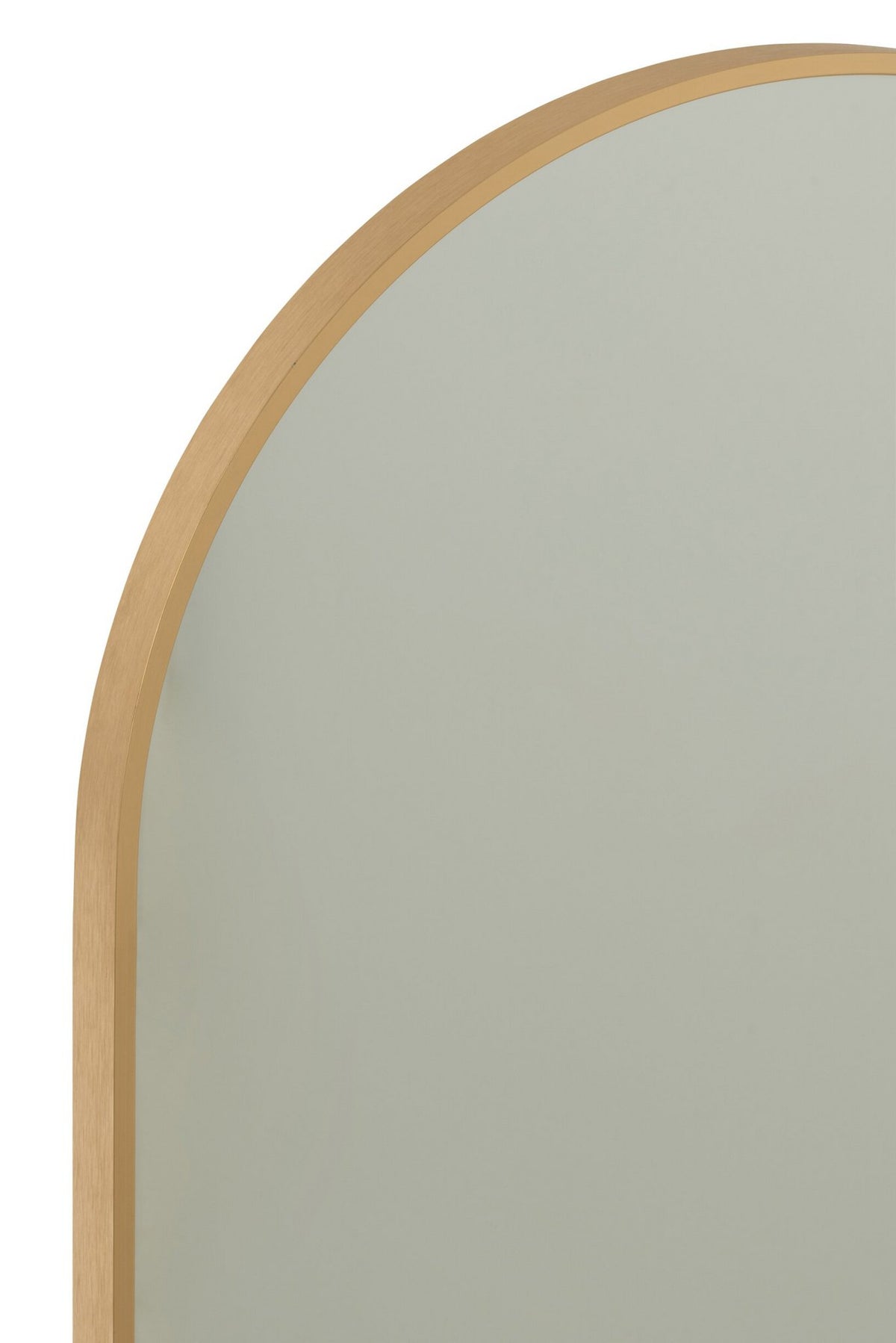 J-Line spiegel Ovaal Grale - glas/metaal - goud - 50 x 100 cm