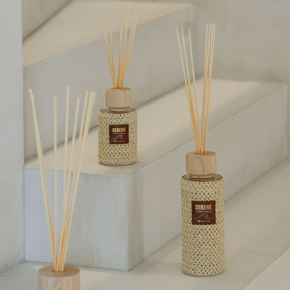 Rietverspreider 220ml vanille Serene