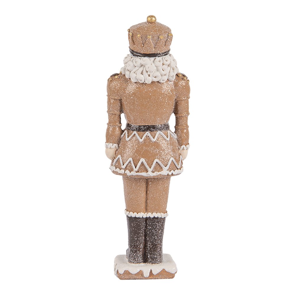 Kerstdecoratie Beld Notenkraker 6x5x18 cm Bruin Kunststof