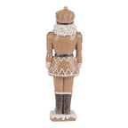 Kerstdecoratie Beld Notenkraker 6x5x18 cm Bruin Kunststof