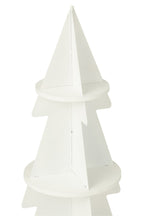 J-Line decoratie rek X'mas Tree - metaal - wit - S