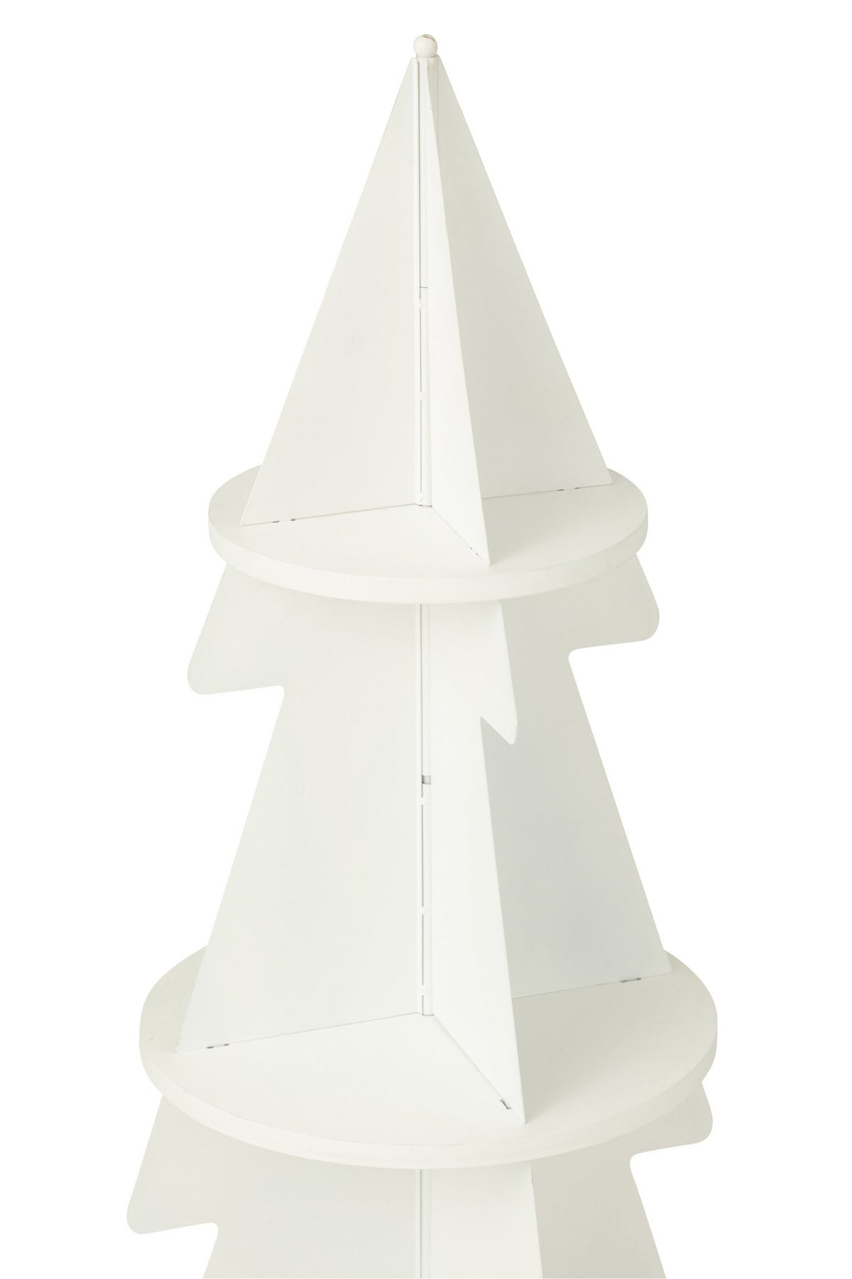 J-Line decoratie rek X'mas Tree - metaal - wit - S