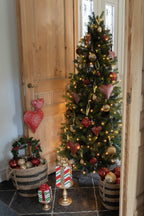 Kerstbal Ø 7 cm Goudkleeurig Glas Kerstdecoratie