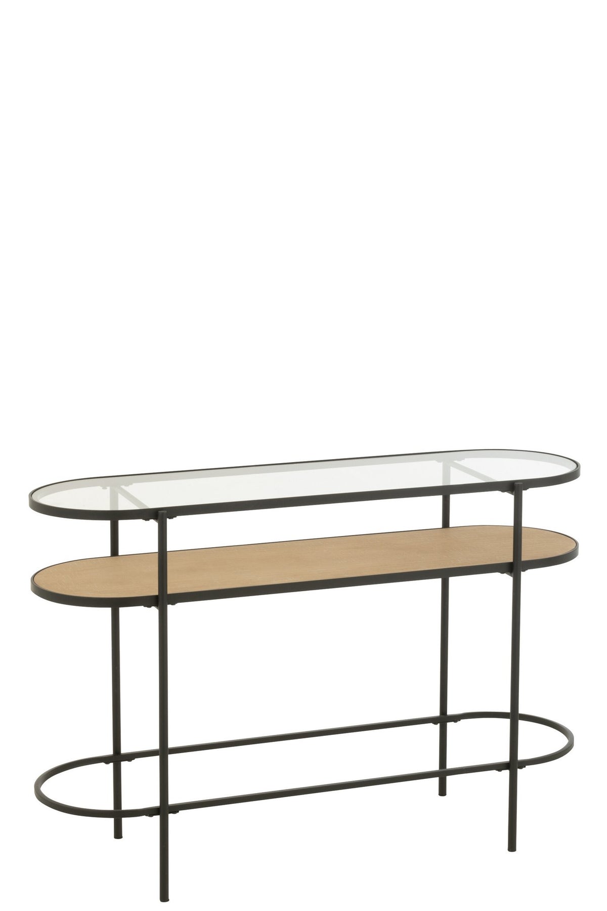 J-Line console - ijzer - naturel/zwart