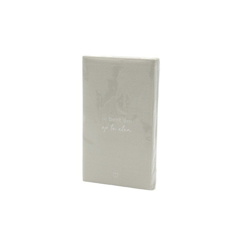 Leeff Napkins - Jij bent om op te eten