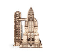 Eco Wood Art (EWA) DIY 3D Mechanische Houten Puzzel, Space Shuttle, 4554, 33,5x22,3x17,0