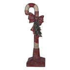 Kerstdecoratie Beeld Zuurstok 35x23x100 cm Rood Kunststof