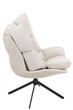 J-Line stoel Relax Kussen Op Frame - textiel/metaal - beige