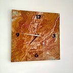 XL Wandklok Bruin Onyx