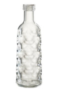 J-Line fles Gehamerd in giftbox - kusntstof - transparant