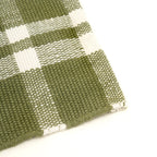 Placemat met groene geruite strepen – Duurzame polyester tafelmat