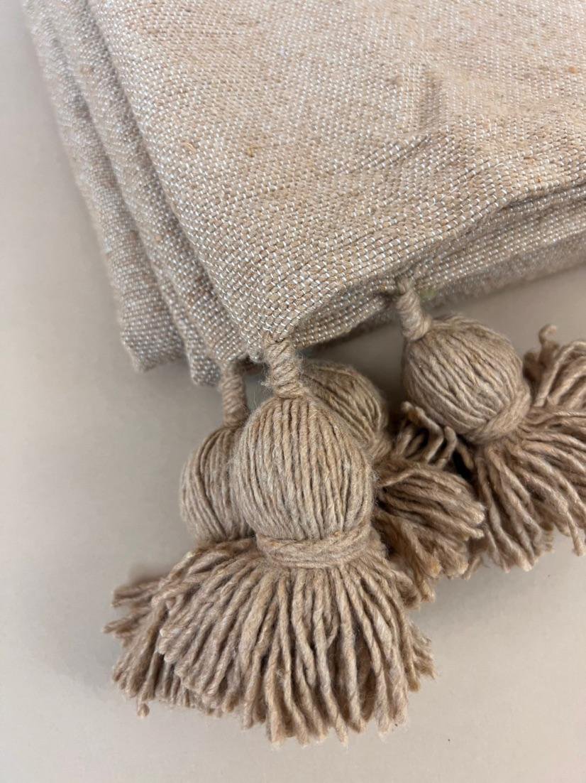 Pompom Plaid Large