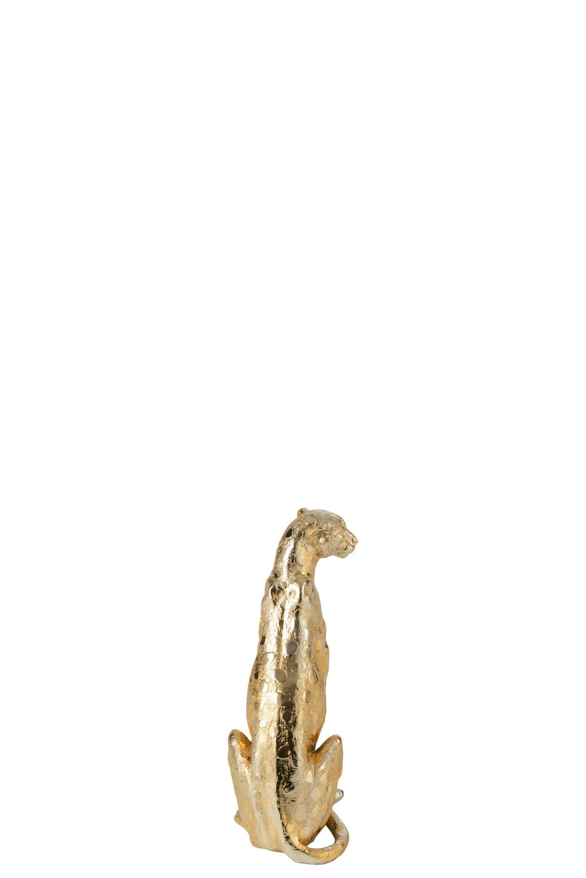 J-Line decoratie Luipaard Staand - polyresin - goud - S
