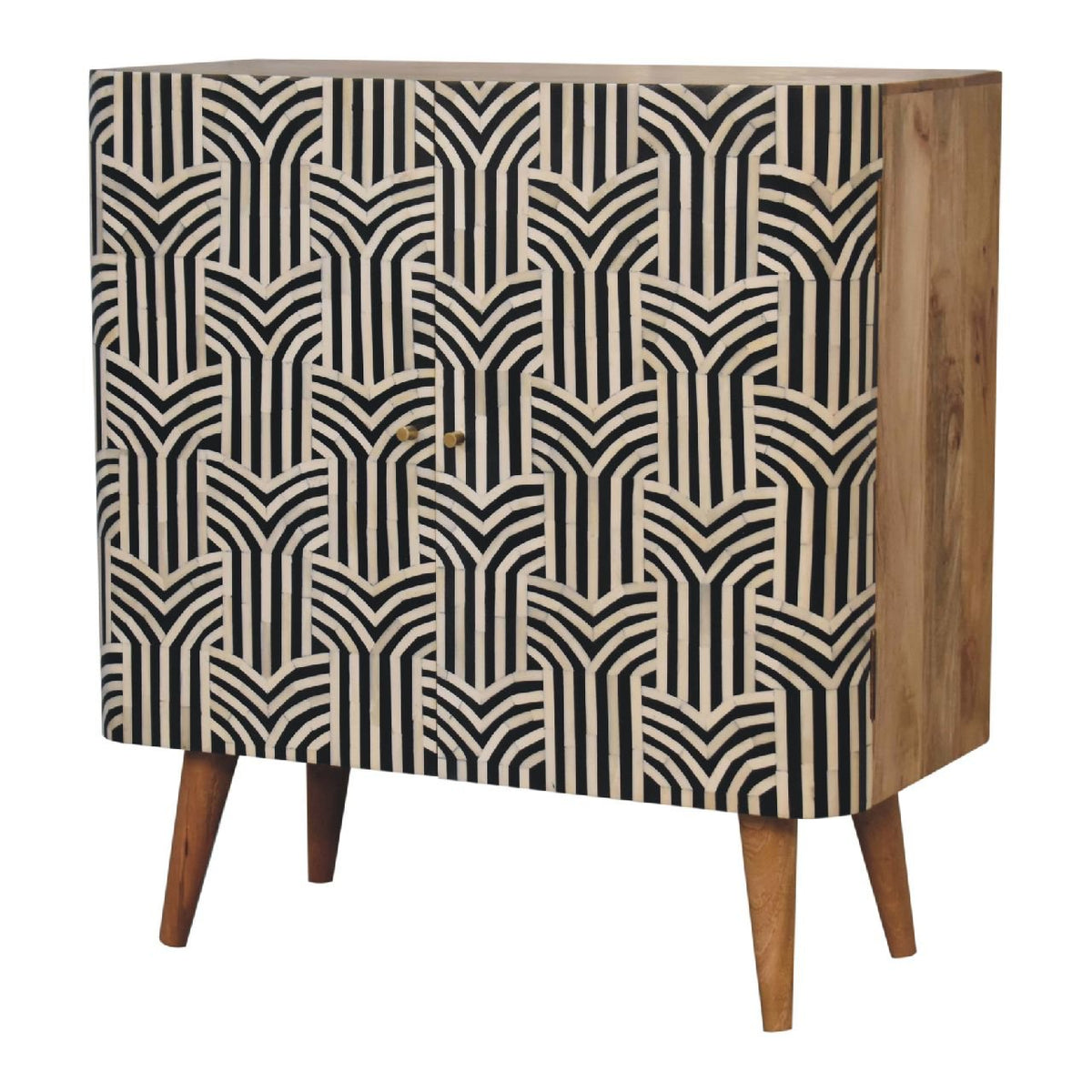 Massief houten Edessa buffet met beeninleg