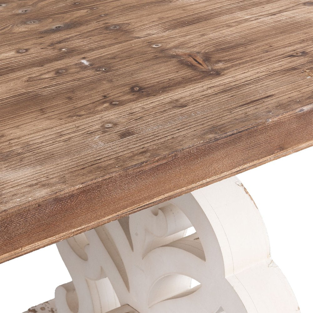 Eettafel 180x90x82 cm Bruin Hout Tafel
