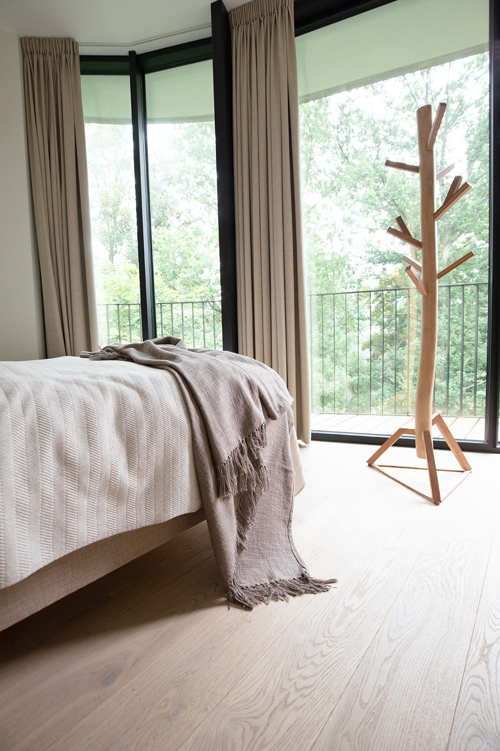 Plaid Katoen Slub 130x160cm, indisch bruin