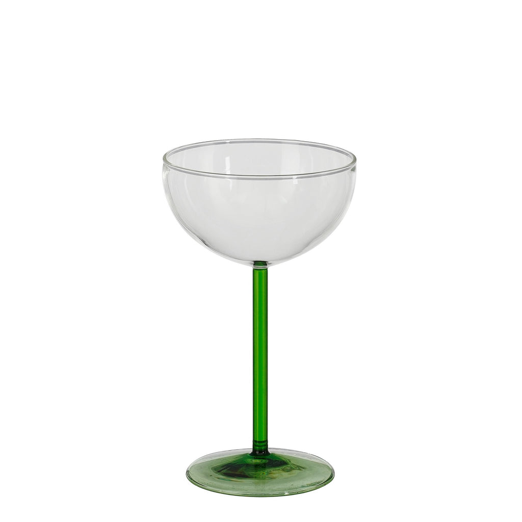 Riga wijnglas groen
