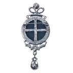 Broche Dames Grijs, Metaal null
