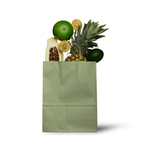 Papieren tas - S – Olijf groen- Jade (100 stuks)