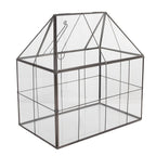 Decoratie KweekKastje 25x16x26 cm transparant metaal