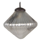 Kerstbal Ø 6 cm Zilverkleurig Glas Kerstdecoratie