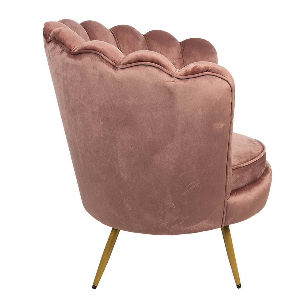 Fauteuil Roze Metaal