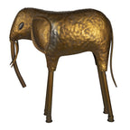 Beeld Olifant 50x16x50 cm Koperkleurig Metaal