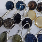 Klapoorbel 12 mm (10 paar) verzilverd