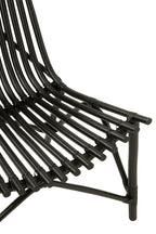 J-Line stoel Rotan - jute - zwart