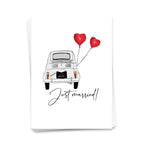 Net getrouwd - Postkarte 10er set