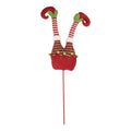 Kerstdecoratie Elfenbenen 20x8x82 cm Rood Hout