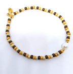 Miyuki stretch armbandje met zoetwaterparel
