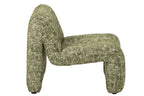 J-Line Chaise longue Margo - multiplex/stof - donkergroen