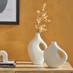Vaas prush crème 22x5x23cm