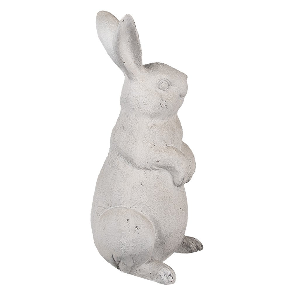 Beeld Konijn 26 cm Beige Polyresin Paasdecoratie