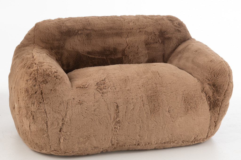 J-Line Bank Cutie Polyester Taupe Groot