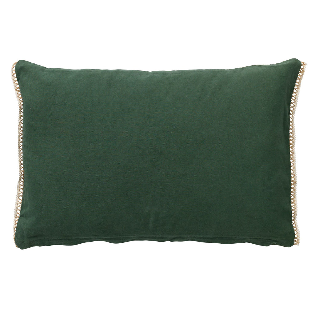 Fernando | Kussen | 40x60 cm bieslook | Groen | Hoii | Met luxe binnenkussen