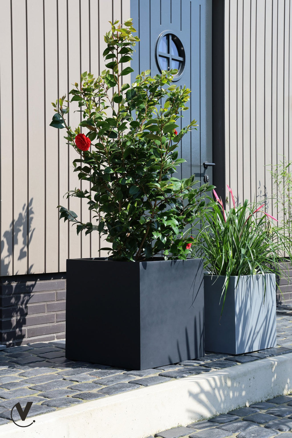 Plantenbak SALE! - El Salvador black - korting reeds in de prijs verwerkt. OP=OP