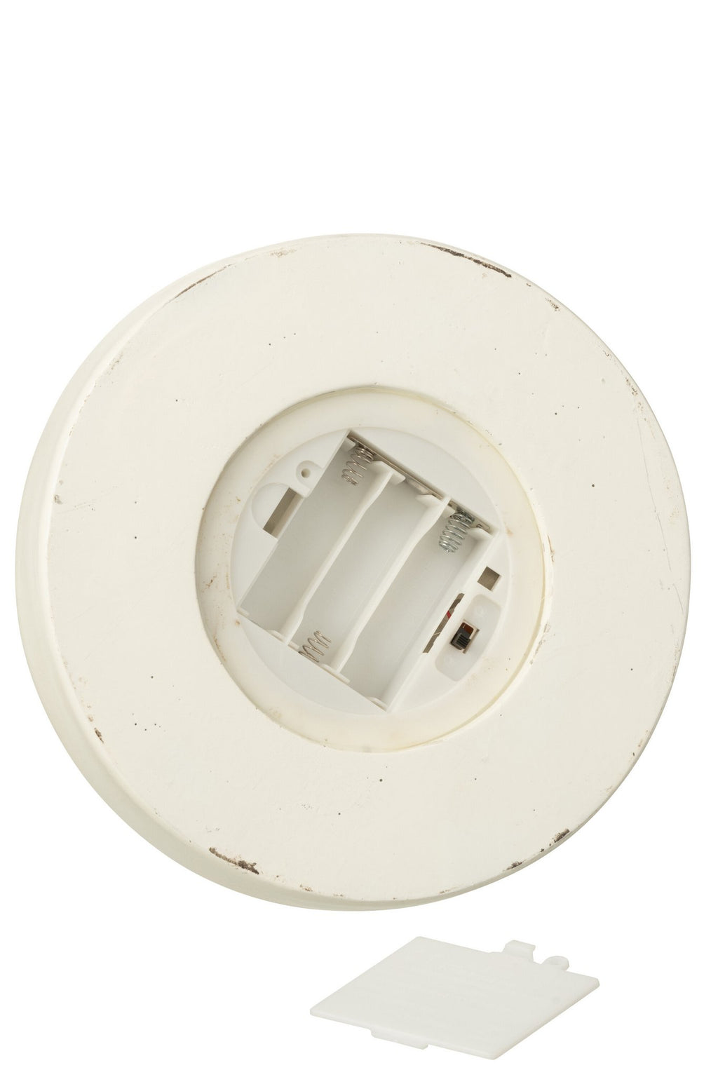 J-Line decoratie Stolp Notenkraker - wit/roze - LED