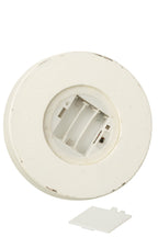 J-Line decoratie Stolp Notenkraker - wit/roze - LED