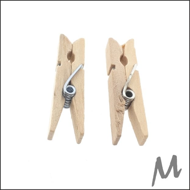 Knijpers – naturel - 100 st