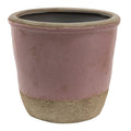 Bloempot Ø 19x19 cm Roze Beige Keramiek Bloempot Binnen
