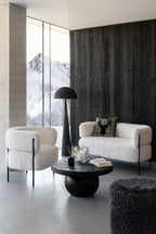 J-Line zetel 2-Zits Bont - hout - wit