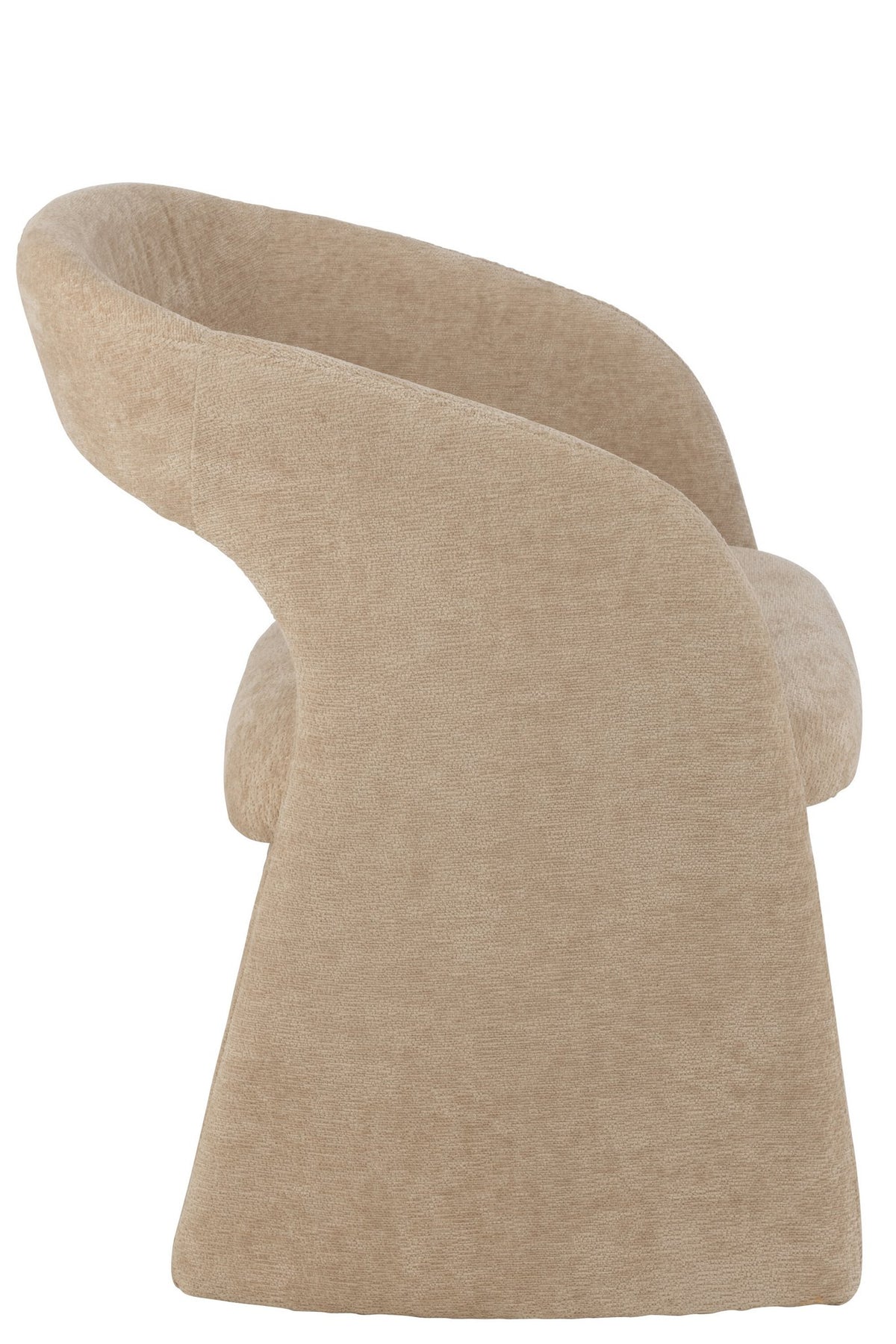 J-Line Anise Stoel Textiel Beige
