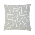 Roy chenille jaquard kussen lichtgrijs 45x45cm