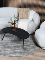 Vloerkleed Cos Taupe - Rond ø150 cm